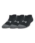 Kids' Heatgear 3-PACK No Show Socks - Black Sm