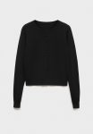 Plus Cardigan Pesto - Black