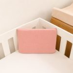 Baby Pillow Case With Inner Design: Pink Muslin In Stock