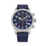 Multifunction Blue Dial Watch