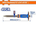 Concrete Chisel 4 X 19 X 305MM WCC2314