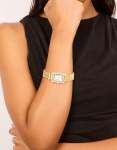 Goldair Gold & Diamante Roman Numeral Watch