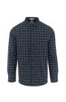 Mens Long Sleeve Classic Shirt In Navy - Navy L