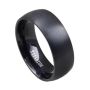 Men's Classic Black Titanium Ring Size 13 RG-JZ110-13