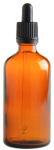 Amber Glass Bottle With Pipette 100ML