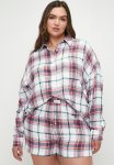 Cotton On Plus Flannel Boyfriend Boxer Short - Multi