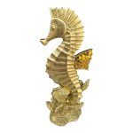 Goldair Gold Shiny Seahorse