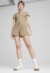 Puma Classics Ribbed A-line Shorts - Oak Branch