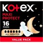 Kotex All Nighter Maxi Pads Duo 16 Pads