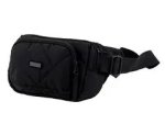 Quilted Double Pocket Moon Bag