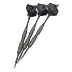 3PCS Professional Grade 20G Tungsten Steel Barrel Dart Set With Precision Hard Tip And Sleek Black Wing Design - Perfect For Com