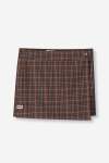 GIRLS Pleated Skort - 10 Brown