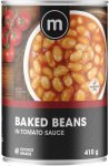 M Baked In Tomato Sauce Beans