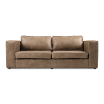 @home Huxley 3 Seater Couch Kalahari Leather Taupe