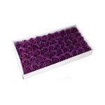 Artificial Flowers Box Of 50 Purple