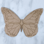 Wood Butterfly Monarch