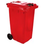 Wheelie Bin 240L Red