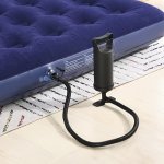 1PC Portable Manual Inflatable Pump With Three Sizes Of Valve Connector For Air Beds Swim Rings Swimming Pools Toys Balloons And