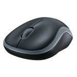 Logitech Wireless Mouse M185 Black & Swift Grey Nano USB Receiver 3 Buttons Optical Tracking With Wheel 10M Range 12-MONTH Bat