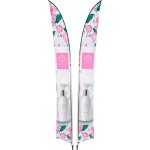 Legend 4M Sublimated Arcfin Double-sided Flying Banner 1 Complete Unit