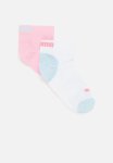 Puma Girls 2 Pack Low Cut Socks - Garnet Rose white
