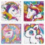 1pc Unicorn Series 5D Diamond Painting Living Room Decorative Painting Shiny Full Rhinestone Diamond Painting Kit Handmade Material Package Artificial Diamond Sticker With Accessories Kit