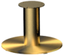 Metal Table Speaker Stand - Brushed Gold
