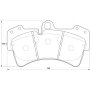 Porsche Kbc Brake Pads Front For Audi Q7 Vw Touareg Cayenne - Spares Direct