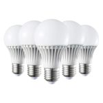 LED Light Bulb 9W E27 Warm White - 5 Pack