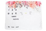 Baby Milestone Blankets - Flowers