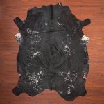 Bs Grade Nguni Hide 234 Black white L - Large Black white Spotted