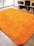 Smte Orange Fluffy Shaggy Rug carpet 200CMX150CM With Keychain