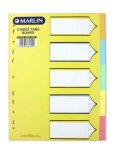 Marlin File Dividers Bright C board 1- 5