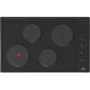 Defy Gemini 4 Solid Plate Hob With Controls Black