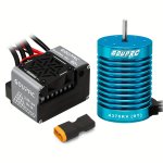 Goup Rc Brushless Motor Combo Set 60A Esc And BL540 4370KV Motor With Connector For Rc Cars And Trucks 4-POLE 12-SLOT High-torqu