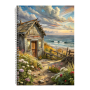 Beach Cottage 1 Gift Idea Writing Book Notepad Notebook A5 504