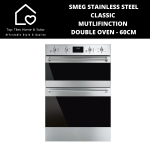 Defy Smeg Stainless Steel Classic Multifunction Double Oven - 60CM