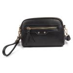 Black Rivet Detail Box Bag