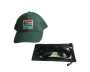 Plain Embroidered Sa Flag Cap & Sunglasses Set