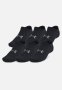 Under Armour Ua Essential No Show 6 Pack - Black / Black / Castlerock