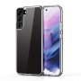 For Samsung Galaxy S22 5G Crystal Clear Series PC + Tpu Phone Case Transparent