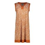 Sleeveless Contrast Tunic Dress