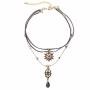 Casvno Choker Necklaces For Women Layered Stars Pendant Necklace Jewelry