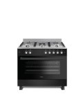 Ferre F9S50G2.HIB 5 Burner Gas Stove With Wok And Gas Oven Matte Black