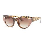 Tort Taupe Cateye Grad Brown Sunglasses
