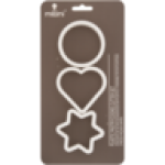 Millini Non-stick Pastry cookie Cutter Set 3-PIECE
