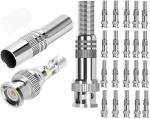 Securnix RG59 20 Pack Screw Spring Bnc Connectors