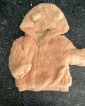 Woolworths Pink Fleece Hooded Jacket 6 12M