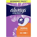 Always Daily Liners Normal Scented Pantyliners 40 Pack