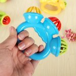 Infant Hand Rattle Toy: Vibrating 3-HEADED Rattles For Babies 0-3 Years